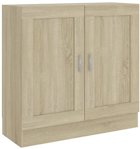vidaXL Bücherschrank Sonoma-Eiche 82,5x30,5x80 cm Holzwerkstoff