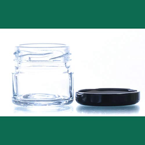 Tarro de cristal 30 Gr. Tarro conservas tarros pequeños con tapa incluida Tarros para miel gominolas Mini Frascos Hermeticos Tarros Mermelada Conservas Tarros Cosmética (180 Unidades)