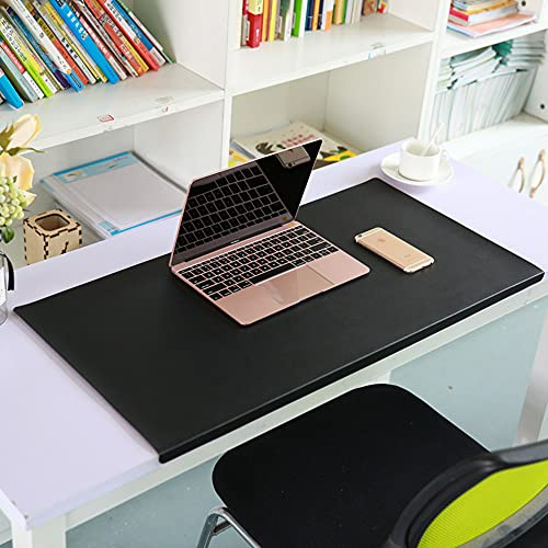 Tischunterlage mit Kantenschutz Office Mauspad Desk Pad | 70X40cm, Wasserdichte Schreibtischunterlage aus PU-Leder, Weiches Unterlage, Schreibtischunterlage, Multifunktionales