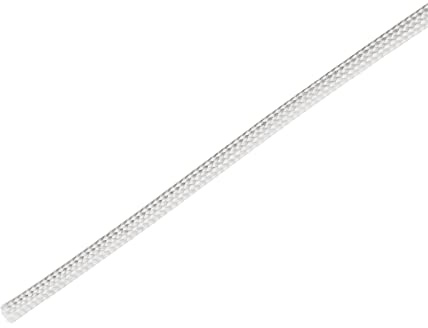 DMiotech 1Pcs 10m-1mm White Silicone Fiberglass High Temperature Sleeving Insulation Tubing for Wire Protection