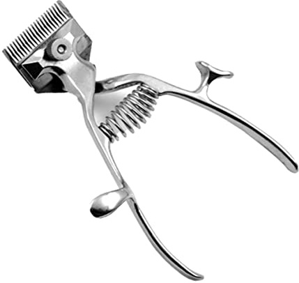 Tondeuse à cheveux manuelle pour homme - Tondeuse à cheveux vintage en métal pour hommes, bébés, personnes âgées