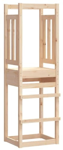 vidaXL Torre da Gioco 53x46,5x169 cm in Legno Massello di Pino