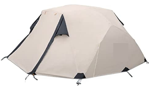 Camping Zelt Zelt Outdoor Einzel Doppel Ultraleicht Beschichtetes Silikon Wandern Berg Camping Zelt 1-2 Personen Wasserdichter Sonnenschutz Trekking Outdoor Zelte ( Blue : Bronze , Size : 255x214x107c