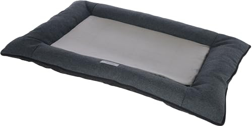 Kerbl Pet orthopädisches Liegekissen Platin Ortho | Grau, 100 × 70 × 9 cm, Polyester, mit rutschfester und isolierender Unterseite für komfortables Liegen