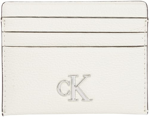 Calvin Klein Damen Kartenetui Minimal Monogram Cardcase Klein, Mehrfarbig (Silver Birch), Einheitsgröße
