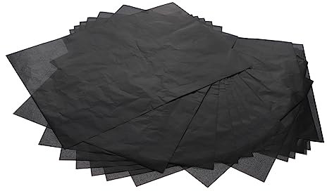 VILLFUL 25blätter Transparentpapier Zum Nachzeichnen Mit Graphit Kohlepapier Für Kunst Und Bastelprojekte Transferpapier Für Heim Und Bürogebrauch