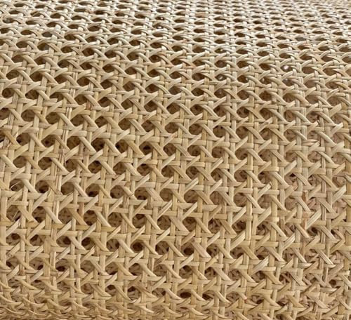 Wiener Geflecht Meterware, 65 x 50cm Große Größe Natürliches Rattan meterware, Stuhl Wiener Geflecht, Rattan Geflecht Natur meterware, Rattan Gurtband,Wiener geflecht Schrank, Möbel, Kommode,Sessel