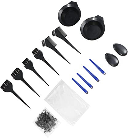 Baluue Haarfärbewerkzeug Mit Kamm Haarfärbeschale Bürste Für Professionelles Haar Färben Heimgebrauch Und Diy Anwendungen