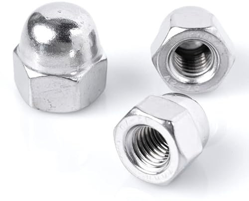 5/50 Stück Hutmutter M3 M4 M5 M6 M8 M10 M12 M14 M16 M18 Edelstahl Dekorative Hutmuttern Kappenabdeckungen(M16 5pcs)