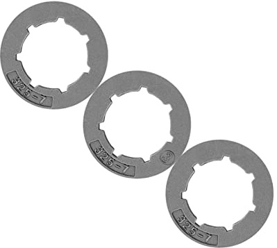 3PCS .325 Reemplazo de Llanta de Piñón Pequeña de 7 Dientes para Juego, Material Metálico Resistente, Fácil de Instalar, para Motosierras