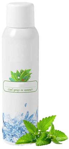 Spray refrescante para climas cálidos, spray refrescante | Spray calmante Spray fresco instantáneo Spray corporal refrescante natural | Enfriador corporal hidratante refrescante para la cara y el cuer