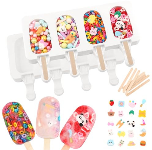 PENCHUAN Seife Selber Machen Set für Kinder,12x Bunte Seife am Stiel, für Spaß & Kreativität beim Händewaschen, DIY Seifen Set zum Selber Herstellen (Niedliches Tiermotiv)
