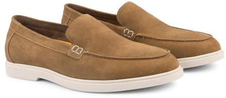 Silver Street London San Mauro Premium Suede Loafers Shoes for Men Extra Padded Breathable Mens Casual Shoes Comfortable Moccasins Slip On Men Flats