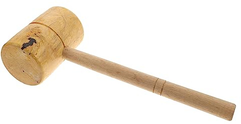 DIYEAH Wooden Hammer Mallet for Carpentry and Work, Large Wooden Hammer with Handle, Corrosion Resistant, Strong Stability, Practical Wood Working Tools for Workshop Use