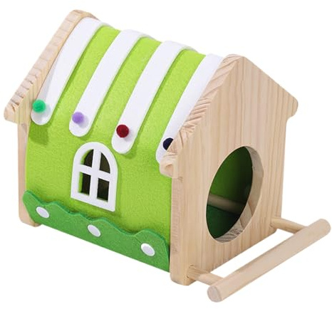 Nichoir pour oiseaux – Spacieux toutes saisons ventilé | Nichoir pour oiseaux de compagnie – pour se reposer et jouer à merle bleu, rouge-gorge, perroquet, perruche, perruche, balcon, salon