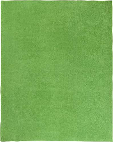 Erwin Müller Strandtuch XXL grün Größe 150x200 cm, Familien-Strandtuch, Badetuch, Frottiertuch, Liegetuch, Sommerdecke, Picknickdecke - saugfähig, temperaturausgleichend