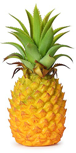 Lvydec Artificial Pineapple, Realistic Artificial Fruit Fake Pineapple for Home Cabinet Table Party Decoration (8.2)