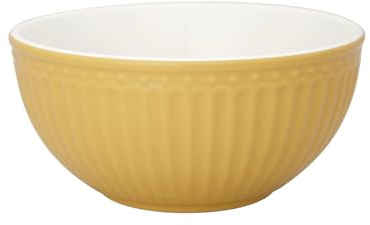 GreenGate - Schale, Dessertschale, Müslischale - Alice - Honey Mustard - 14 x 7 cm - 450ml