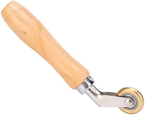 Welding Handheld Roller Waterproof Membrane Material Corner Seam Brass Press Wheel Brass Penny Roller Roofing Tool Hand Held Seam Roller Hand DIY Tool