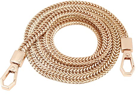 WANGCL Schultergurt für Tasche, Metallriemen, Ersatzkette, Tasche mit Schnallen, für Damen, Umhängetasche, Handtasche, Gold