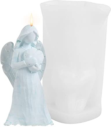Engel Kerzengießform, Engel Form Kerzen Gießen Formen, Engel Silikonform Kerze Silikon Fondantform Kerzenform Gipsform-Kerzenform Silikon Kerzen Seifenform Für Duftkerze, Seife, Kuchendekoration