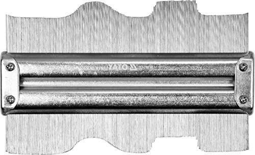 Profillehre Messlehre Konturenlehre Stahl 150 mm mit Magnet Profilschablone Tastlehre