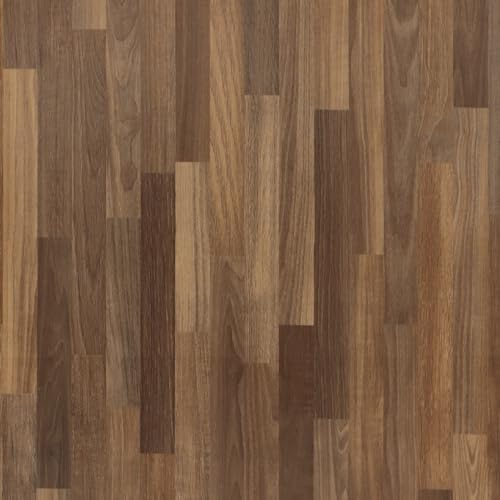 Arthome Bois Papier Adhesif pour Meuble,Auto Adhesif Papier Peint,Autocollant Vinyle Décoratif Imperméable Film Adhesif pour Meuble,Comptoir,Armoire,Revêtement Mural,Patchwork Brun Bois,40cmx10m