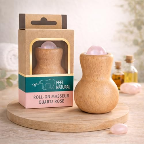 FEEL NATURAL Rosenquarz Roll-on Feel Natural - Rosenquarz - Beruhigend - Juckreizlinderung - 1 stück (1er Pack)