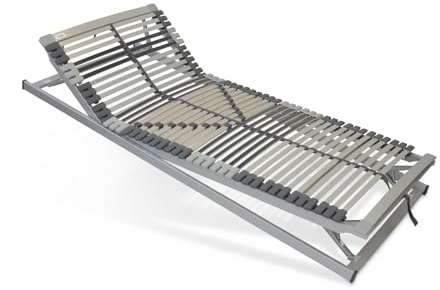 Lattenrost 140x200 verstellbar - Nimbo 44 KFV - 44 Leisten - Sofort Einsatzbereit - 7-Zonen - Lattenrahmen
