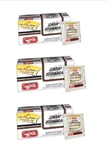 Qarshi Johar Joshanda Herbal Tea 30s - Pack of 3 | Natural Immunity Booster | Traditional Herbal Comfort | Natural Cold and Flu Remedy | Immunity Booster | Experience Wellness…