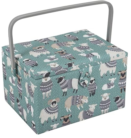 Hobby Gift Große Näh-Aufbewahrungsbox, 23,5 x 31 x 20 cm, Woolly Pully