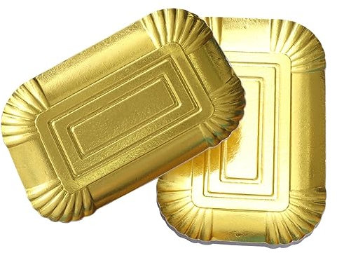 KOMBIUDA 10piezas Platos De Aluminio Bandejas Desechables Vajilla Para Comida Lisos Para Eventos
