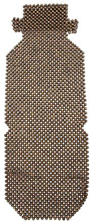 Zasdvn Sitzbezug Mit Holzperlen, Cool Wooden Beads Seat Massage Car Seat Cushion 45X130CM Macht Fahren Erträglicher Weniger Schmerzhaft Langen Reisen Schützt Den Rücken Vor Schweiß