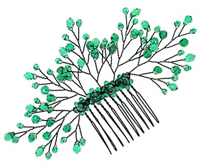 Healvian Braut Haarschmuck Mit Kristall-design Elegante Haarspange Blattform Für Hochzeiten Festliche Anlässe Und Brautfrisuren Stilvolles Haar-accessoire Aus Hochwertigem Material