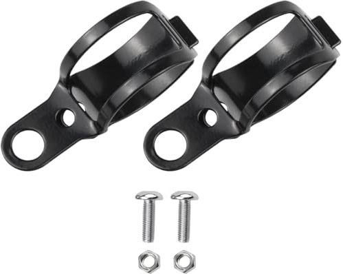 Motorradgabel-Blinkerhalterungen – Motorrad-Blinker | Vorderradgabel-Blinkerhalterungen Rohrklemmen-Verlängerung | 2 x Motorradblinker-Leuchtmittel-Halterungen für Motorrad