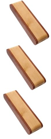 Tofficu 3 Stück Retro-Stiftbox mit einem Steckplatz für Schule Lagerung Fall Holz stiftehalter stifte aufbewahrungsbox stifteschale Schicke Stiftebox Stiftverpackung Federmäppchen hölzern