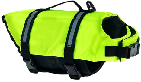 Hunde-Rettungsweste | Auffällige Schwimmweste für Bootsaktivitäten - Haustierbedarf Für Kleine, Mittlere Und Große Hunderassen Am Pool, Mehr Und