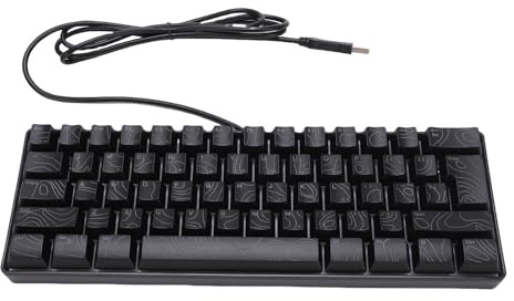 Luocute Wired Computer Tangentboard, Portable RGB Backbely