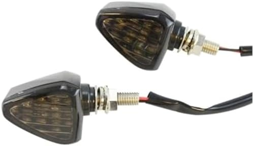 Genérico Indicadores de motocicleta Para Yamaha Bws Universal 8mm 2 piezas Luces de señalización de giro para motocicleta Accesorios modificados Indicadores de luz