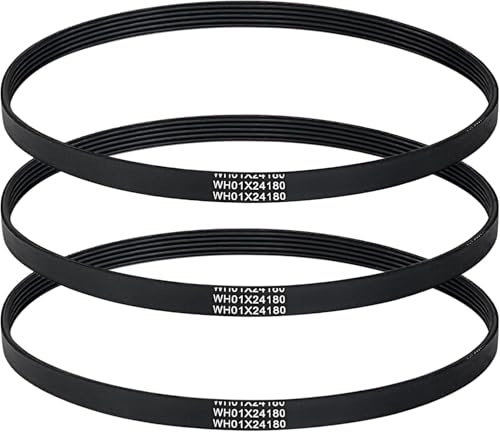 WH01X24180 Drivrem till tvättmaskin Kompatibel med GE-tvättmaskin Ersätter AP6024314, PS11736832, 4455970(3pcsWH01X24180)