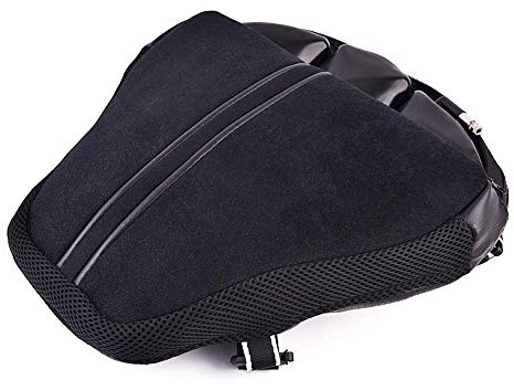 Auzkong Confort Cojin Moto, Asientos de Moto Universal Motocicleta Asiento Cojin Aire Asiento para Moto Aire Cojín Asiento Compatible con Honda Yamaha Kawasaki Ducati Aprilia Suzuki 36,8 x 34,3CM