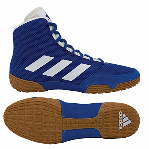 Adidas Men's Tech Fall 2.0 Wrestling Shoe, Royal/White, 9