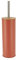 TENDANCE - Brosse WC Metal Couvercle Bambou - Terracotta