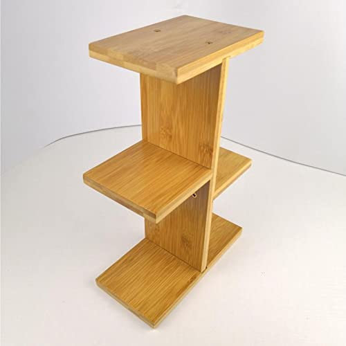 NOALED Desktop Mehrschichtiger Blumenständer Fleisch Holz Schwimmendes Fenster Balkon Wohnzimmer Büro Mini Blumentopf Regal