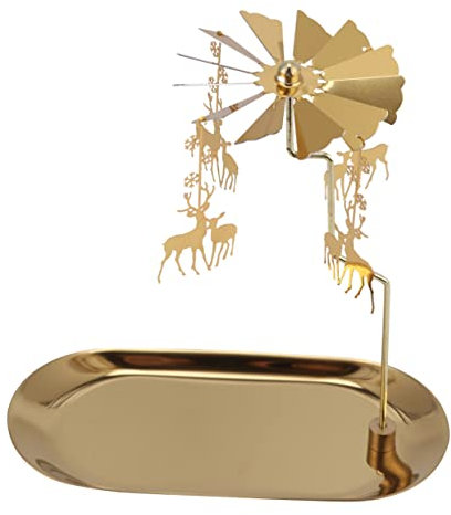 Zerodeko 1 Satz Weihnachts Elch Kerzenhalter Weihnachtsdekoration Metallgitter Die Weihnachtskerze Weihnachtskerzenständer Kerzenbecher Eisen Im Europäischen Stil Zum Drehen