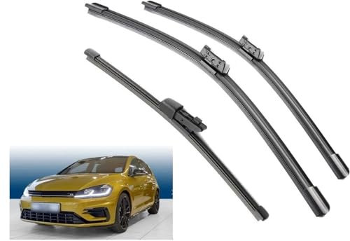 Scheibenwischerblattsatz Für VW Für Go&lf 7 MK7 Schrägheck 2012-2018 26+18+11 Vorne Hinten Wischerblätter Bürsten Cutter Zubehör Wischersatz