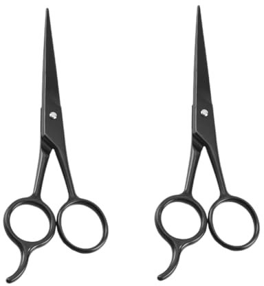 FOMIYES 2 Stück Professionelle Friseurscheren Haarstyling Werkzeug Haarschneidemaschine Friseursalonschneider Friseur Haarschneider Gerader Schnitt Schere Haarschnittschere Friseurbedarf