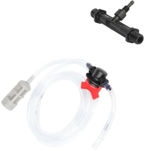 Inyector de Fertilizante Venturi, Riego por Goteo Inyector de Fertilizante de Riego por Goteo Suministros Inyectores Dispositivo Filtro de Tubo Dispensador de Fertilizante en