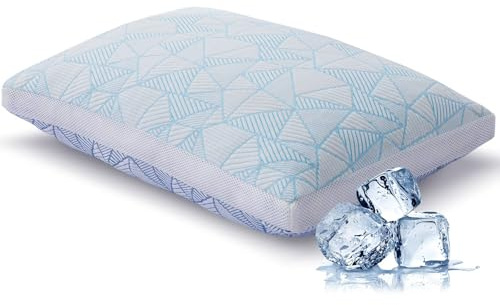Oreiller doux et rafraîchissant en mousse à mémoire de forme déchiquetée pour grand lit, oreiller hypoallergénique réglable de qualité hôtelière pour les personnes dormant sur le dos, le côté et le
