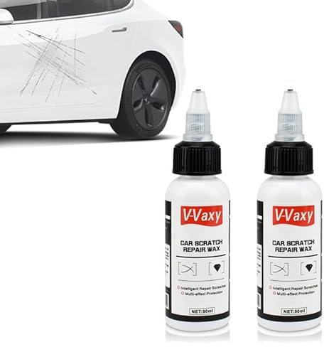 2 Pcs Car Scratch Remover,50ml Ultimate Paint Restorer, Autokratzer Reparieren und Polieren Lackieren Restaurer, um Kleinere Kratzer und Schönheitsfehler aus Dem Autolack zu Entfernen